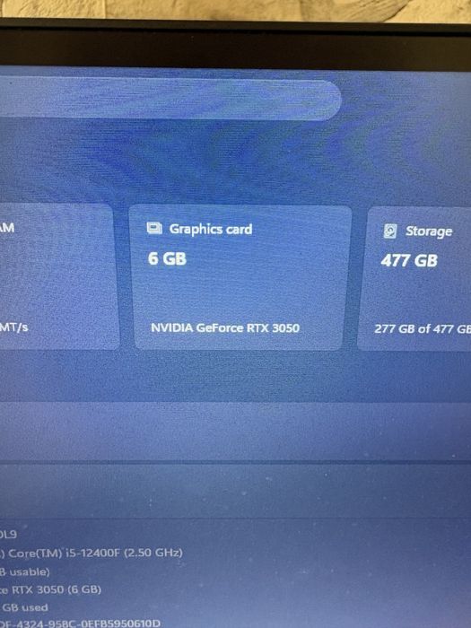 Palit RTX 3050 6GB