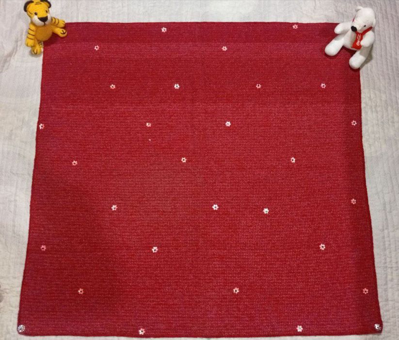 Вязаные теплые коврики