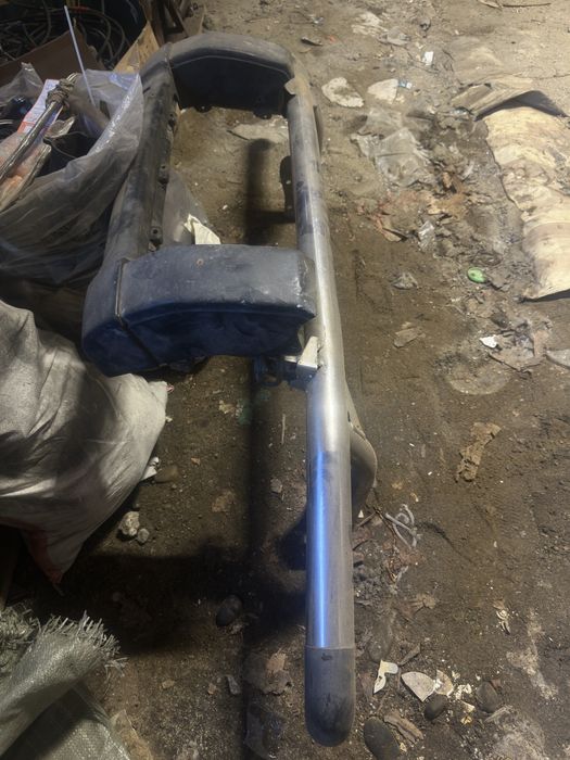 Кенгурятник Прадо и фары пара