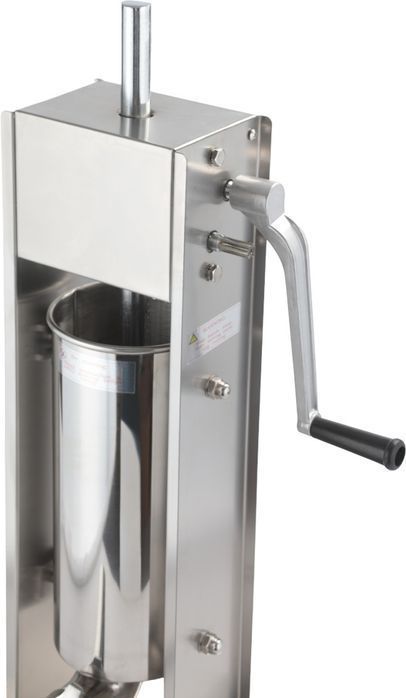 Aparat manual de umplut cârnați  capacitate 5 kg, 4 pâlnii, inox,