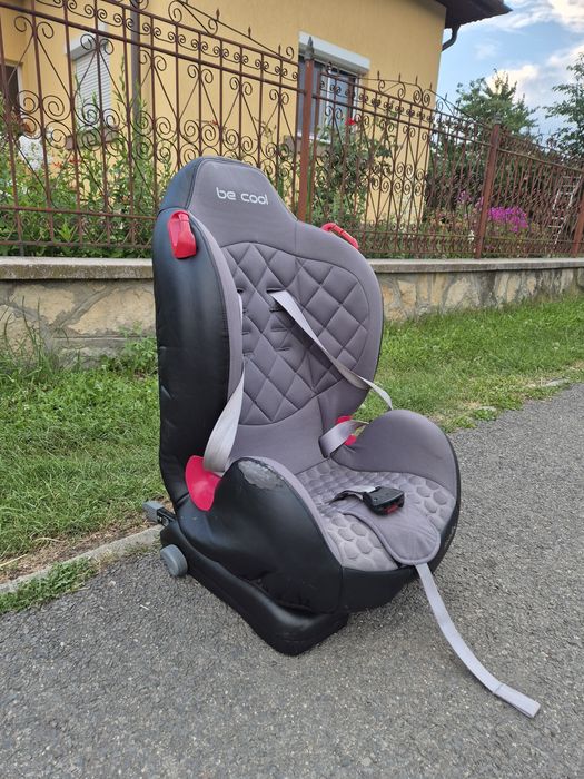 Scaun auto gri copii cu isofix becool