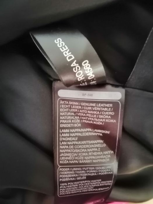 Rochie piele naturală