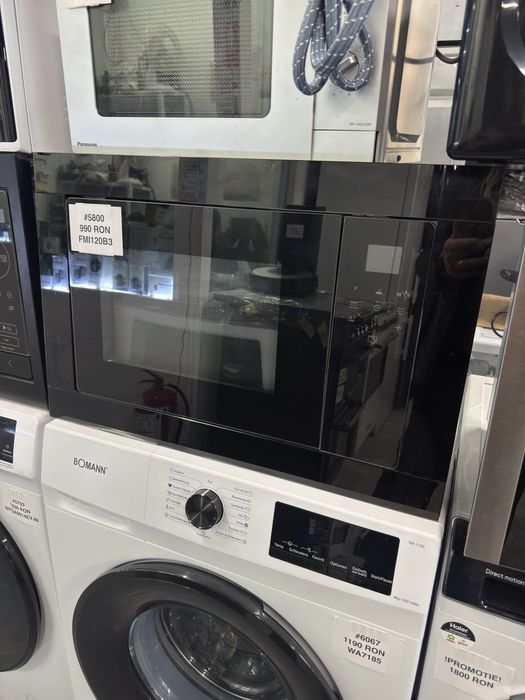 Cuptor cu microunde si grill incorporabil SMEG FMI120B3