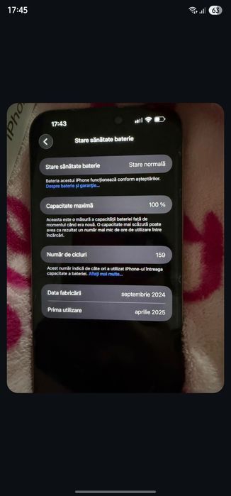 Iphone 16 pro max 256 gb