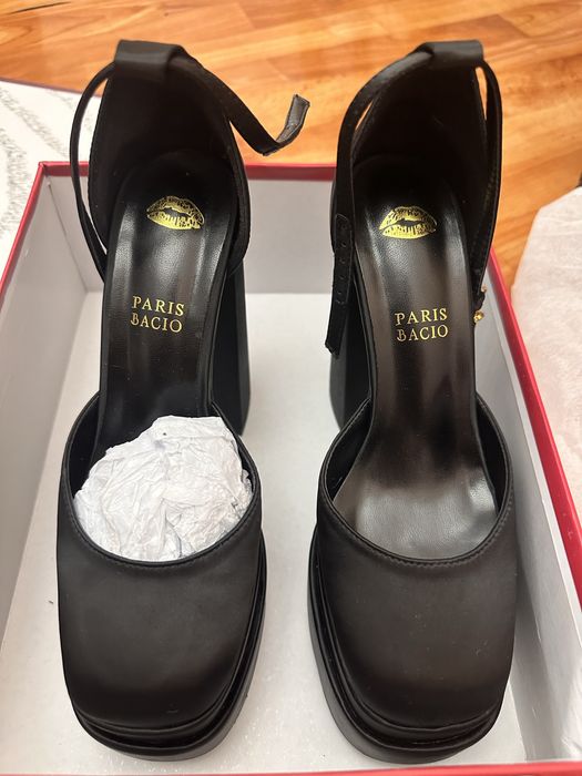 черные туфли paris bacio