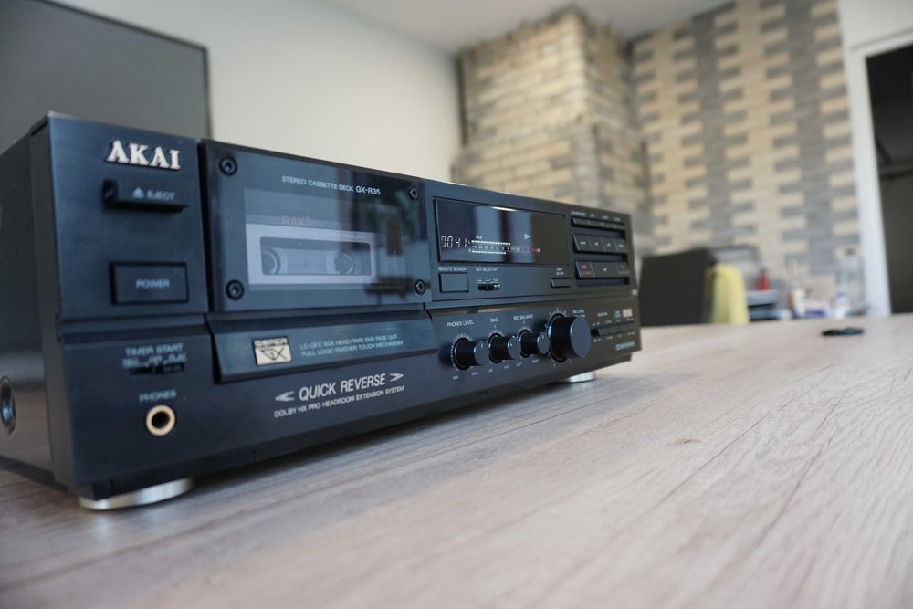 Deck AKAI GX-R35 , cap SGX , volum motorizat , CD/DAT Direct