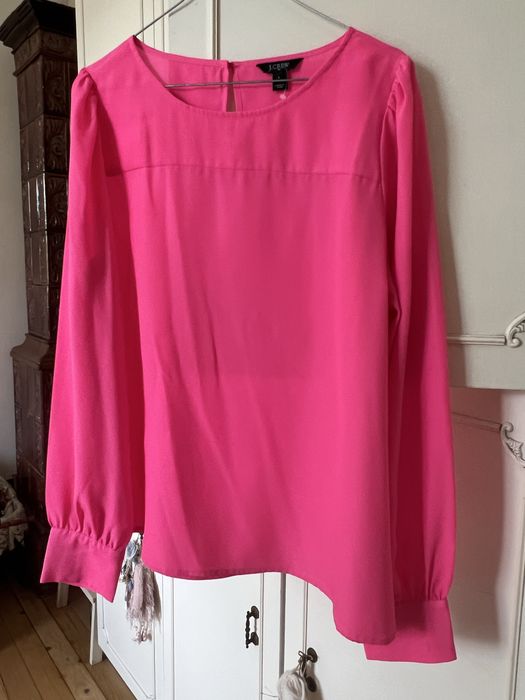 Цикламена блуза JCrew, размер L / XL