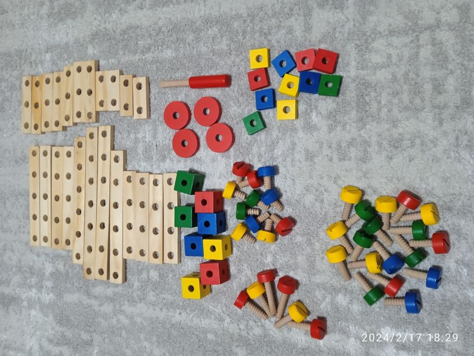 Конструктор деревянный