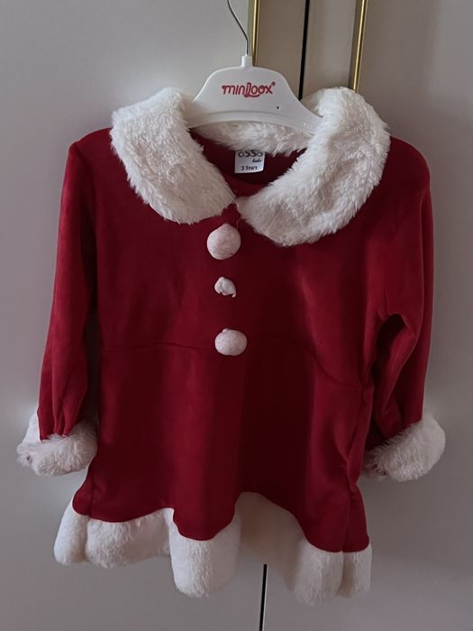 Платье Санты на 2-3 года