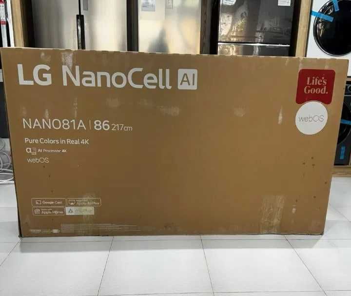 Телевизор LG NANO81A6A Ai 4K 2025 WebOS Со Склада Доставка Бесплатно