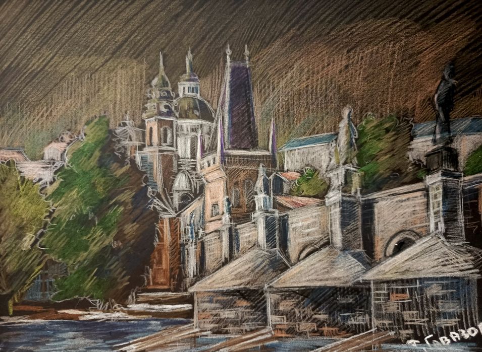 Картини А4 смесена техника