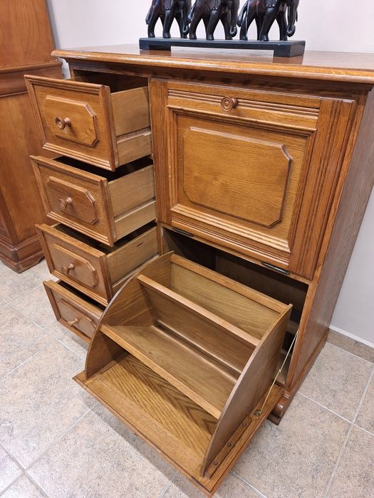 Шкаф за обувки дъб