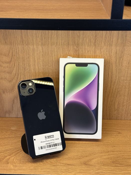 айфон 14 плюс черный