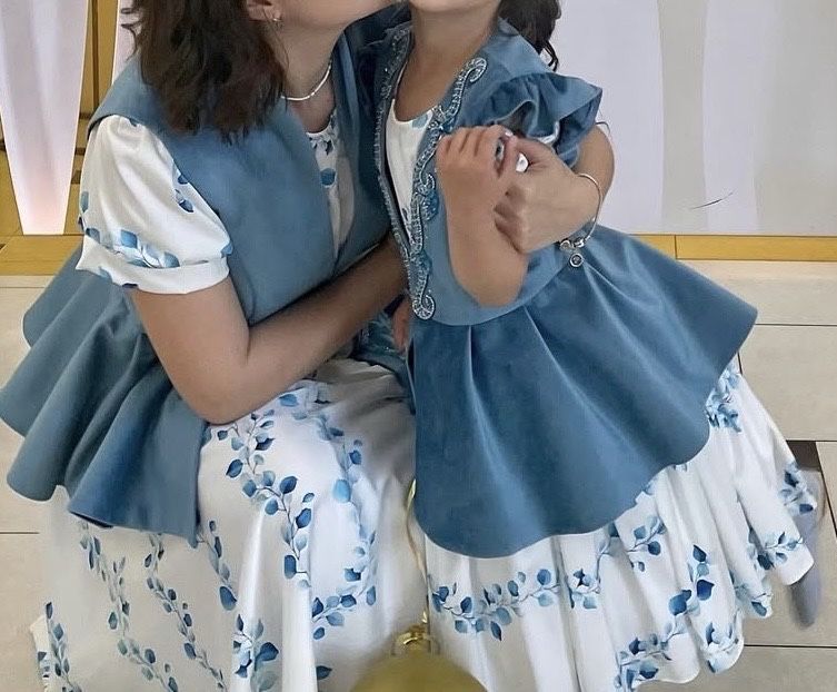 Платья в национальном стиле «мама доча»