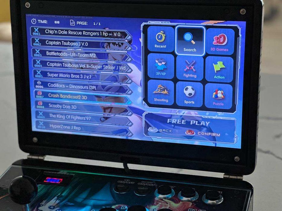 Преносима Аркадна Ретро Конзола Pandora  - 14 инча екран 28000 игри