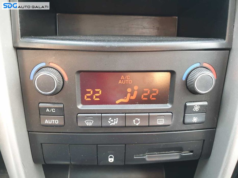 Panou Climatronic Dublu Comanda AC Aer Conditionat Clima Peugeot 207 2006 - 2014 [Q5790]