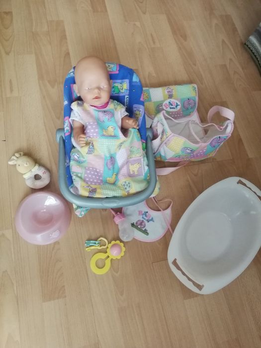 Beby Born, Zapf Cretion, кукла, комплект от 15 части неразличим от нов