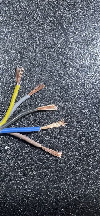 Cablu electric MYYM 5x1.5 litat negru – ignifug, FACTURA, GARANTIE