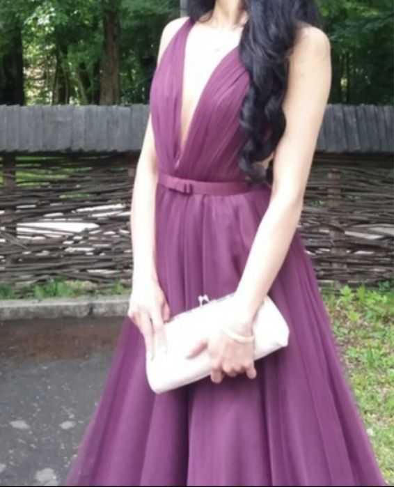 Vand Rochie tul culoare mov Ana Radu