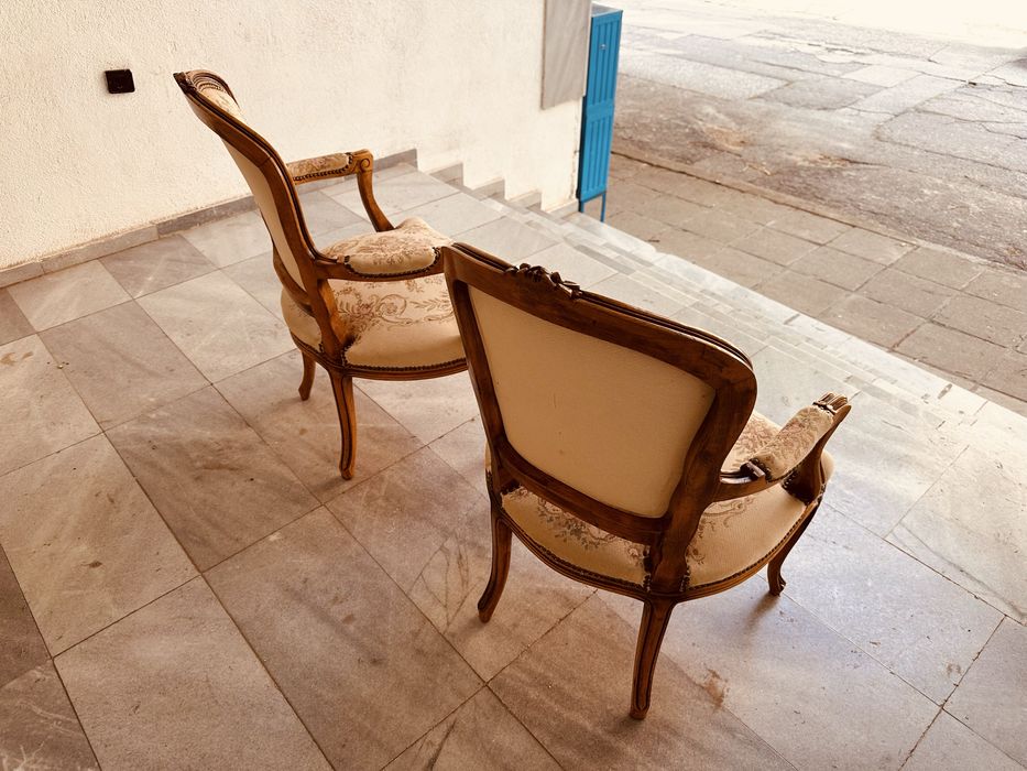 Комплект винтидж кресла стил Луи XV – 2 броя