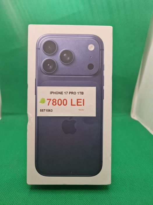 Iphone 17 Pro 1 TB Nou Lazar Amanet Crangasi 55710