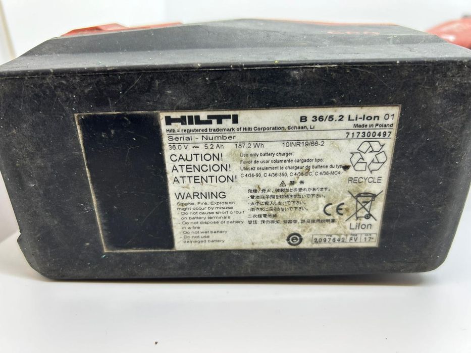Polizor unghiular Hilti AG 150-A36, 36V, 150 mm -P-