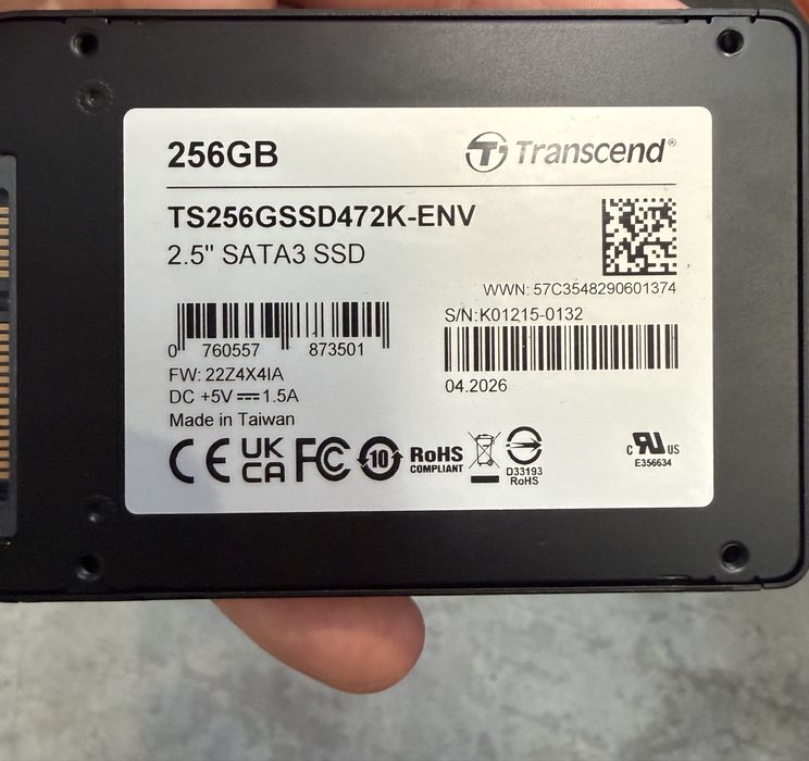 Ssd trancend 256 gb nou