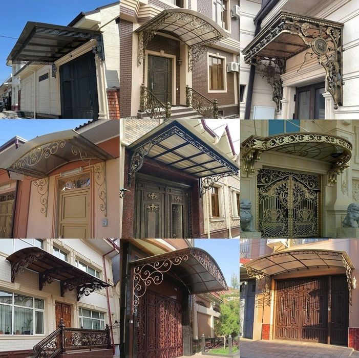 Дарвоза навес перила ясаймиз