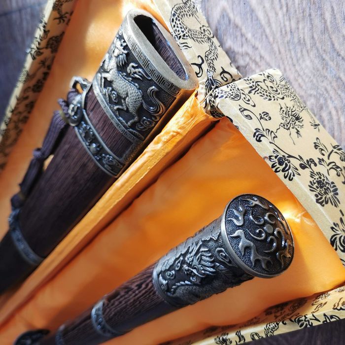 Kangxi Emperor Broadsword Остър Традиционен китайски меч 104 см !