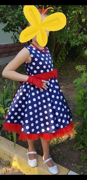 Платье на выпускной в стиле стиляг