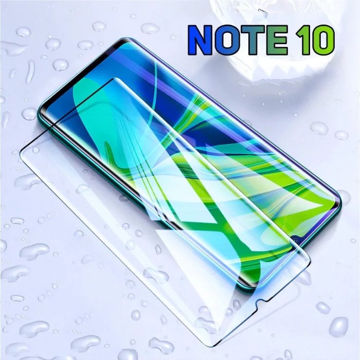 Folie CURBATA din sticla FULL GLUE Xiaomi Mi Note 10 , Mi Note 10 Lite