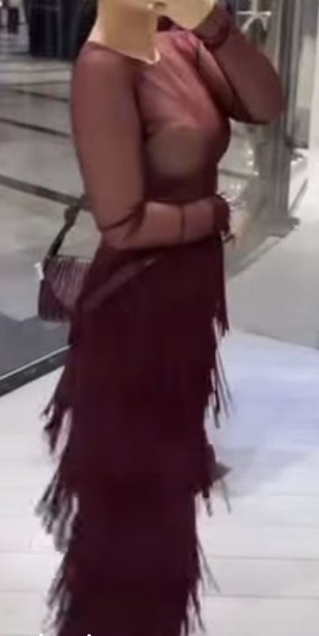 Новая юбка с бахрамой