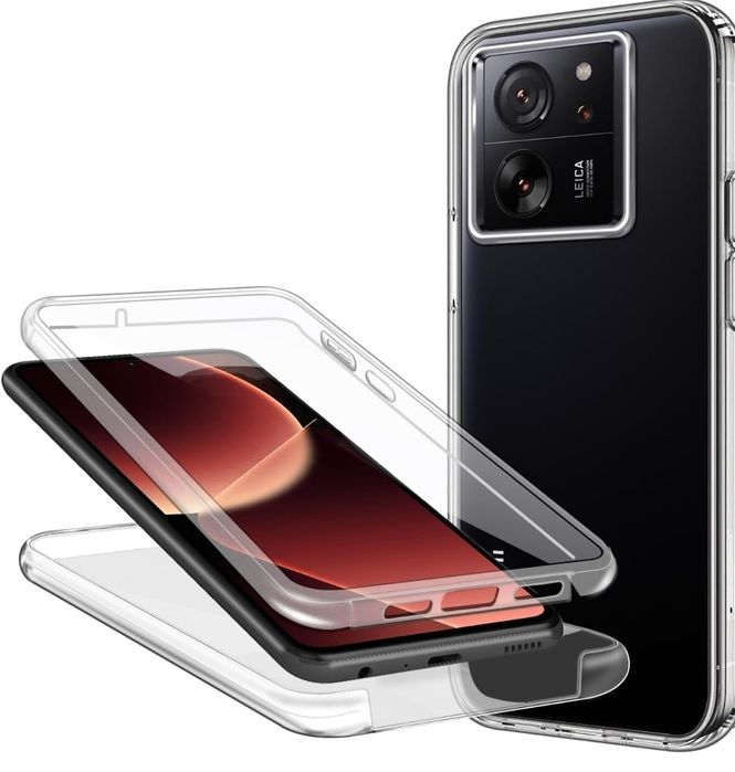 Прозрачен 360 Градуса Кейс за Xiaomi 13T / 13T Pro - Супер Защита