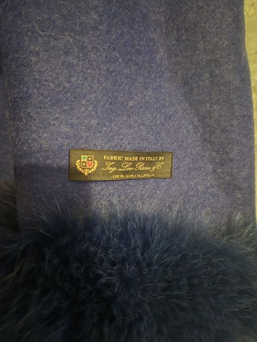 Палто от алпака с косъм от лисица