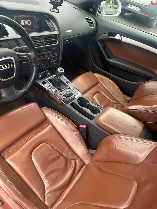Audi A5 pachet RS 3.0 TDI 240CP, alb perlat impecabil
