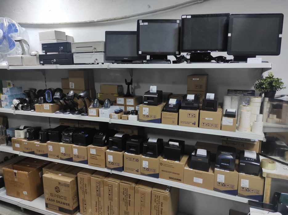 Чековый принтер со звонком 80мм (чек, принтер чеков)