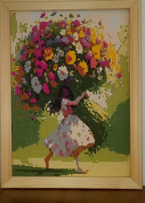 Алмазная мозаика готовая работа