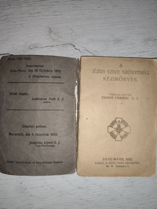 Antik katolikus imakönyv (1932) – A Jézus Szíve Szövetség Kézikönyve (Szatmárnémeti)