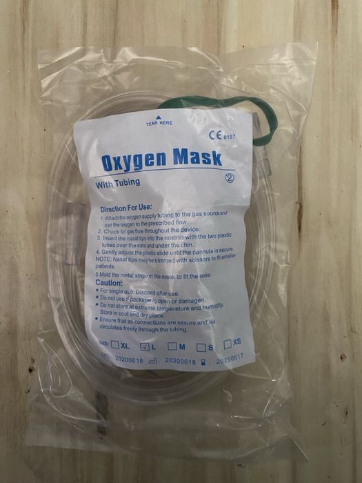 назальная канюля, кислородная маска, фолей катетер