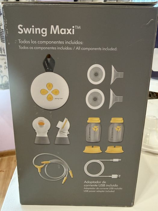 Двойна двуфазна помпа за кърма Medela - Swing Maxi + БОНУС