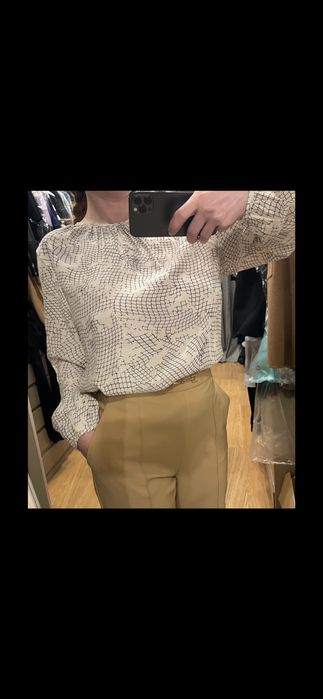 Calvin Klein блуза с принт