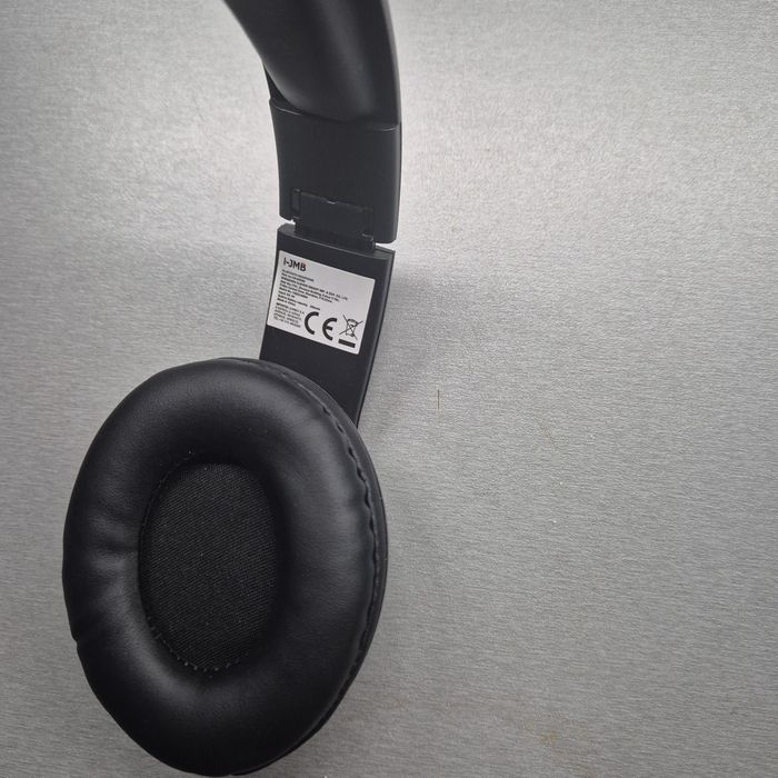Căști Bluetooth wireless i-JMB pliabile – negre