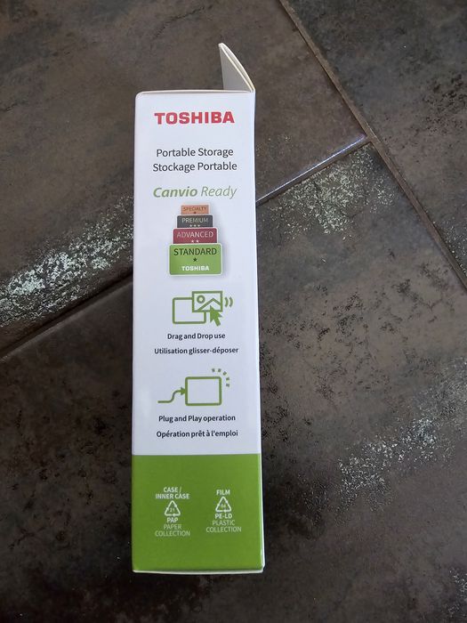 Hard Disk extern TOSHIBA Canvio Ready, 1TB, USB 3.2 Gen 1, negru