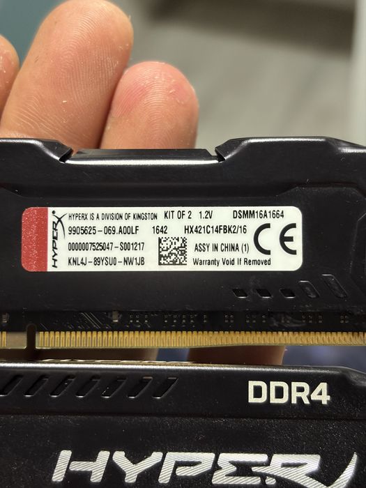 DDR 4 Fury Hyper X 2x16 GB