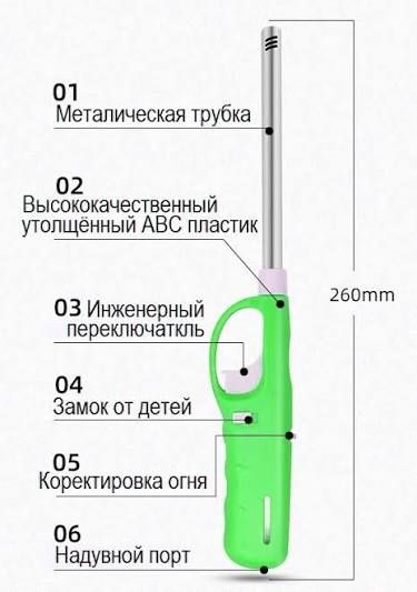 Зажигалка для газовых плит