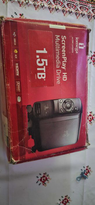 Iomega ScreenPlay HD 1.5 tb External USB 2.0 Multimedia hard extern