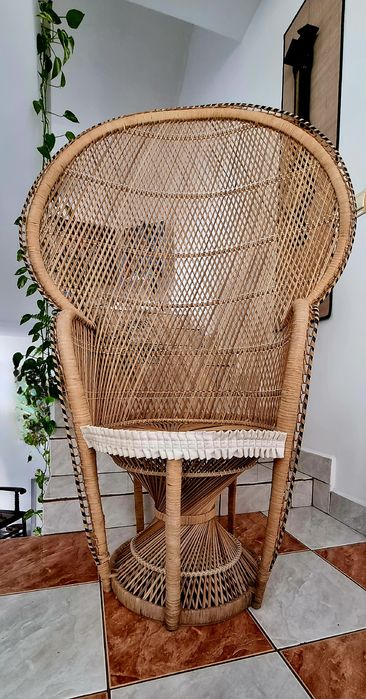 Fotoliu din ratan Emmanuelle Peacock