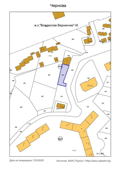 Парцел бул. Владислав Варненчик