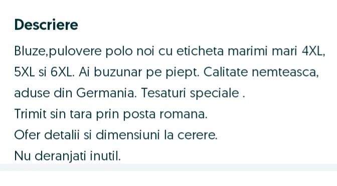 Bluza/Pulover made Germania