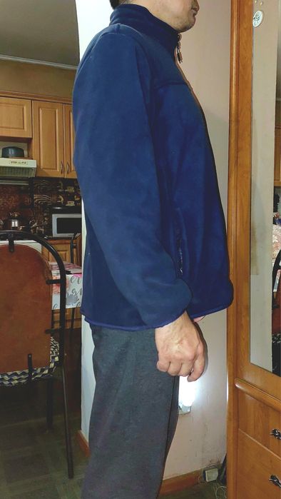 Тёплая флисовая кофта с начёсом, 50–52, новая